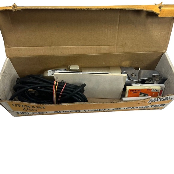 STEWART OSTER CLIPMASTER MODEL 510A LIVESTOCK ANIMAL CLIPPER SHEARS HORSES SHEEP - Picture 4 of 16